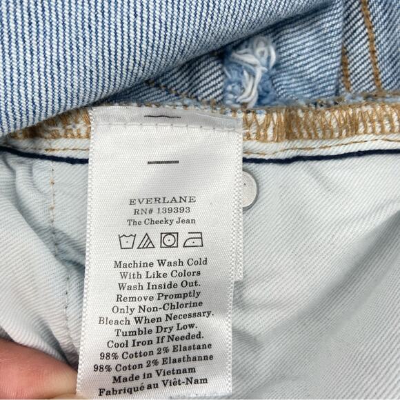 Everlane The Cheeky Jean 24 Ankle‎ Straight Blue - Picture 4 of 7